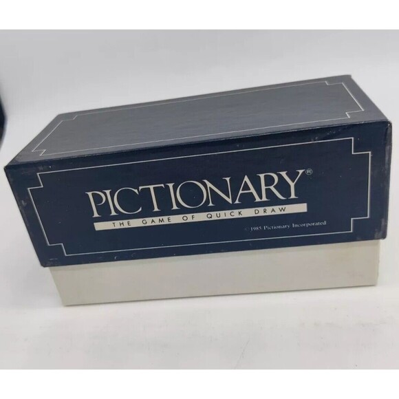 Vintage 1985 Pictionary 1st Edition Replacement Cards 1 Box Game Parts Pieces - Picture 3 of 11